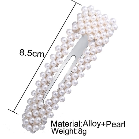 Pearl Side Hair Clip - Picture 3 of 3